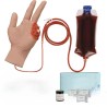 Amputated hand simulator with infusion system for hemorrhage activation