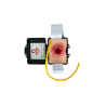 Wound packing simulator (bullet wound) in transport box