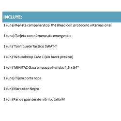 Basic Kit Stop The Bleed Chile